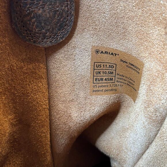 Ariat Brown and Tan Men\'s Boots
